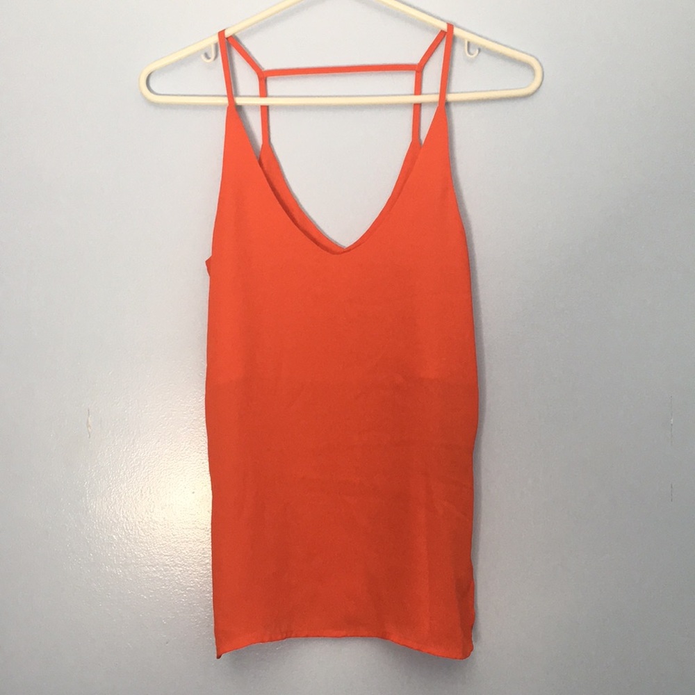 orange summer top